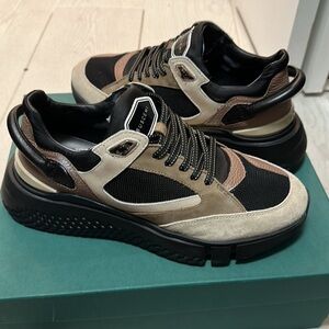 Buscemi Black and Brown Sneakers